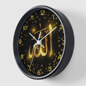 Elegante Gouden "Allah" Islamitische Kalligrafie M (Hoek)