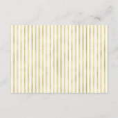 Elegante gouden ananas bruiloft gastgegevens informatiekaartje (Achterkant)