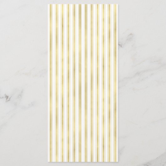 Elegante gouden ananas bruiloft menu (Achterkant)