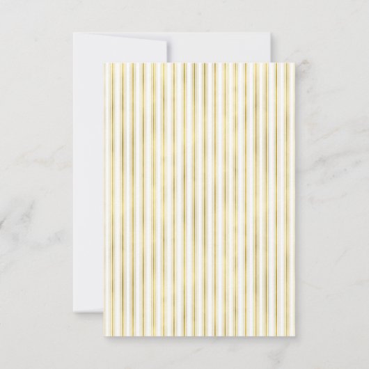 Elegante gouden ananas bruiloft RSVP (Achterkant)