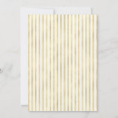 Elegante gouden ananas bruiloft uitnodiging (Achterkant)