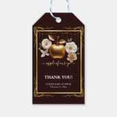 Elegante Gouden Appel van Ons Oog Baby Shower Cadeaulabel (Voorkant)