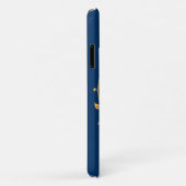 Elegante Gouden B Letter Monogram Case-Mate iPhone Case (Achterkant/rechts)