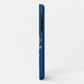 Elegante Gouden B Letter Monogram Case-Mate iPhone Case (Achterkant/links)