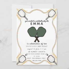 Elegante gouden babyshower uitnodiging
