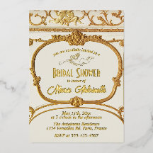 Elegante Gouden Barokke Rococo Bruiloftsfeest