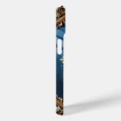 Elegante Gouden Barokletter A Case-Mate iPhone Case (Achterkant / Rechts)