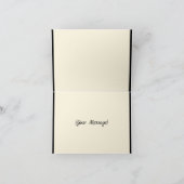 Elegante gouden Bedankt om mijn bruidsmeisje Kaart (Binnen)