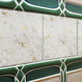 Elegante Gouden Bellenaderen Marmeren Stijl Tegeltje