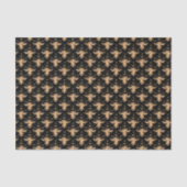 elegante gouden bijen gevlekt patroon tissuepapier (Voorkant)