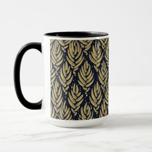 Elegante Gouden Blad Combo Mok