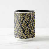 Elegante Gouden Blad Combo Mok (Midden)