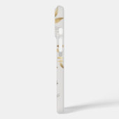 Elegante gouden bloem | Chique botanisch ontwerp Case-Mate iPhone Case (Achterkant / Links)
