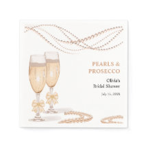 Elegante Gouden Boog Parels en Prosecco Bruidsfees