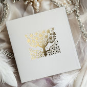 Elegante gouden boom van liefde bruiloft gastenboek