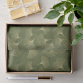 Elegante gouden botanische bladeren tissuepapier (Geschenk)
