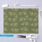 Elegante gouden botanische bladeren tissuepapier (Craft)