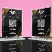 Elegante gouden bruiloft | Business Table Kaart