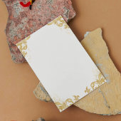 Elegante gouden bruiloft Kaart