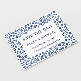 Elegante gouden bruiloft Save the Date Kaart