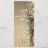 Elegante gouden bruiloft uitnodigingen (Voorkant)