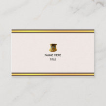 Elegante gouden & bruine beige strepen