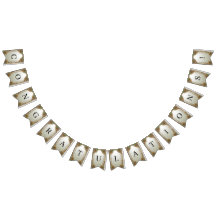 Elegante gouden  Bunting Flag