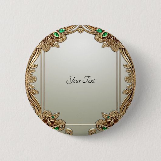 Elegante gouden Button (Voorkant)