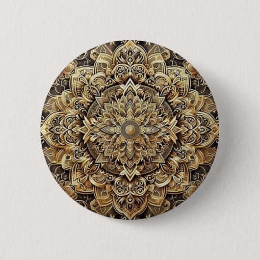 Elegante gouden Button (Voorkant)