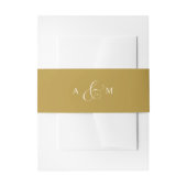 Elegante Gouden Calligrafie Script Luxe Trouwfeest Uitnodigingen Wikkel (Voorkant Voorbeeld)