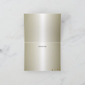 Elegante gouden champagne & kroonluchter Bedankt C (Binnen)