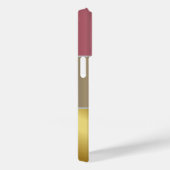 Elegante Gouden Chopper Roze Metallic monogram Naa Case-Mate iPhone Case (Achterkant / Rechts)