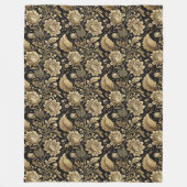 Elegante gouden Damask Deken in Barokke Zwarte Sti (Voorkant)