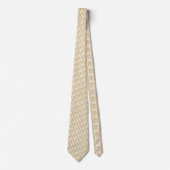 Elegante gouden damast heren stropdas (Voorkant)