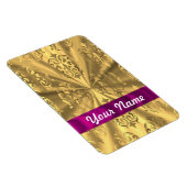 Elegante gouden damast magneet (Rechterzijde)
