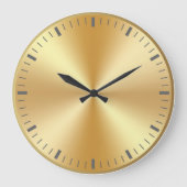 Elegante gouden decoratieve wandklok (Voorkant)