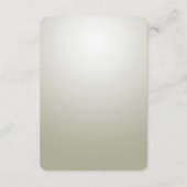 Elegante gouden  detailbehuizing Kaart (Achterkant)