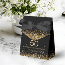 Elegante Gouden Diamanten 50e Verjaardag Favoriete