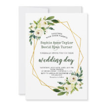 Elegante gouden diamanten witte groene bloemige br