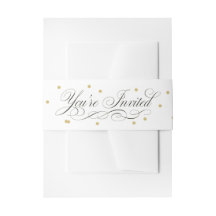 Elegante gouden dot buikband