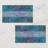 Elegante gouden en groene Folie look Visitekaartje (Voorkant / Achterkant)