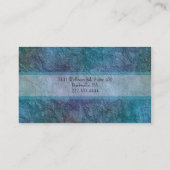 Elegante gouden en groene Folie look Visitekaartje (Achterkant)