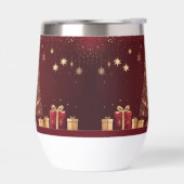 Elegante gouden en rode kerst (Links)