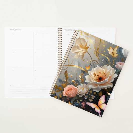 Elegante gouden en roze planner (Display)