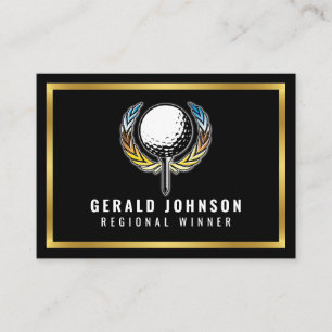 Elegante gouden en zwarte minimalistische visiteka visitekaartje