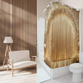 Elegante gouden feestboog luxe huwelijksgeschenk douchegordijn