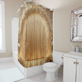 Elegante Gouden Feestboog Luxe Trouwcadeau Douchegordijn