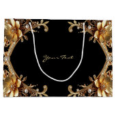 Elegante Gouden Frame Geschenkzak Groot Cadeauzakje (Achterkant)