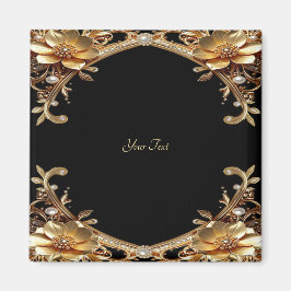 Elegante gouden frame magneet