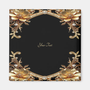 Elegante gouden frame magneet